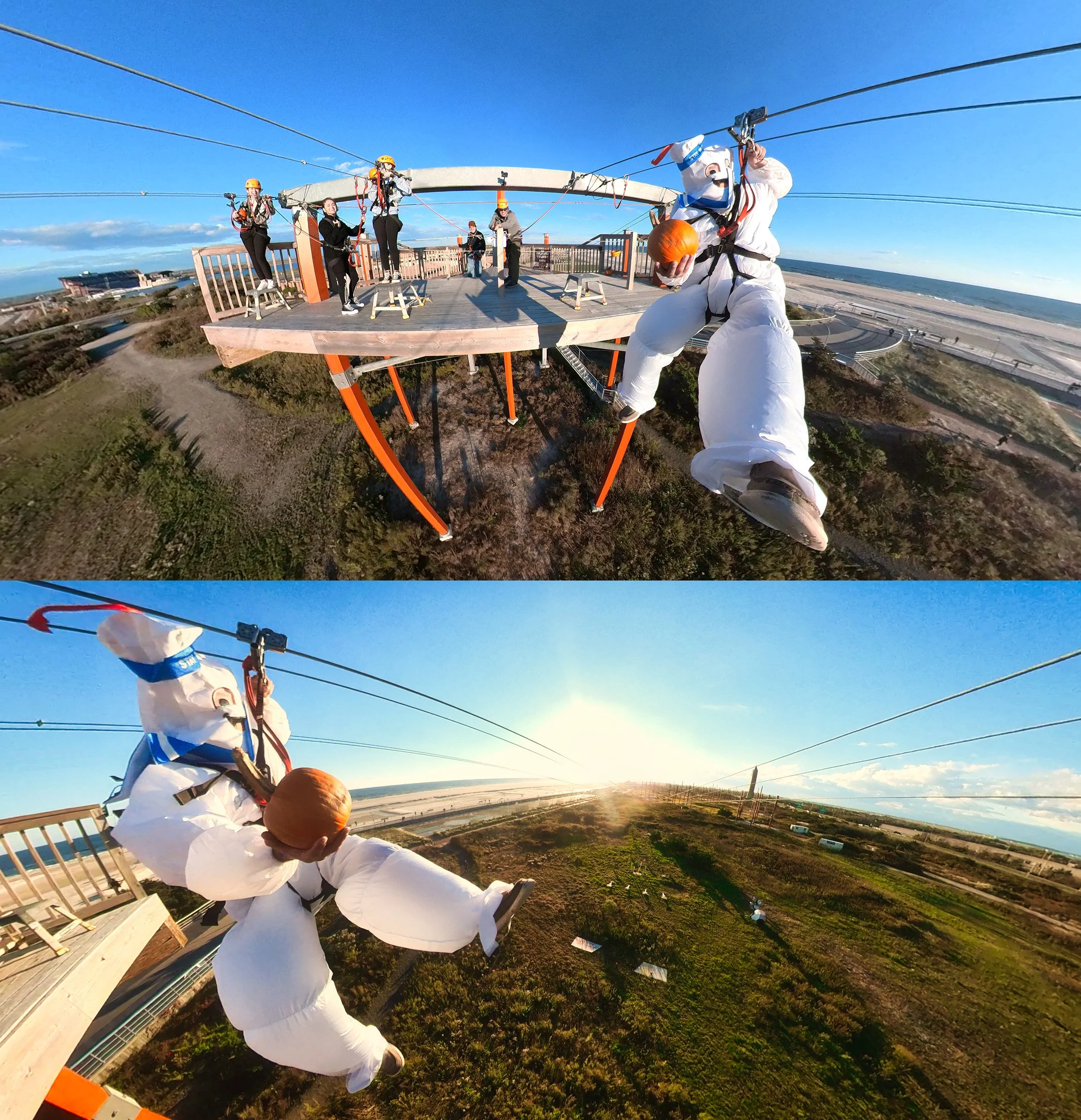 Zipline Pumpkin Toss — WildPlay Jones Beach — WildPlay